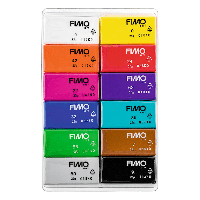 STAEDTLER Fimo soft Basic sort. 12St 12er Karton – Bild 3