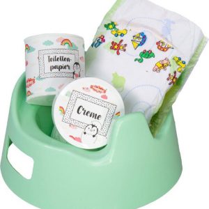 Pu-Töpfchenset Pinguin mit Zubehör