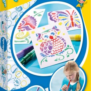 Spraypens - Pustestiftbilder basteln