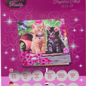 Crystal Art Katzenfreunde 18x18cm