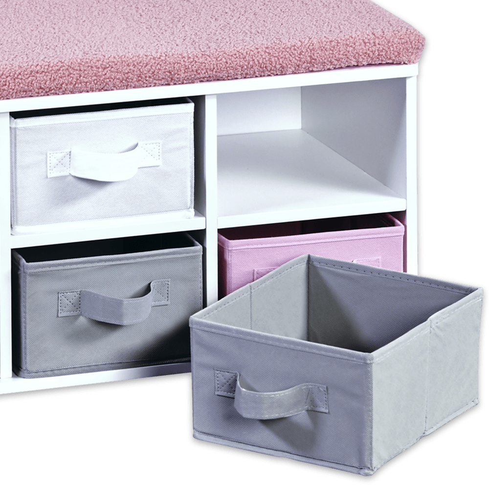 Kinder-Sitzbank m. Sitzkissen, weiß, FSC – Bild 6